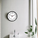 14 Inch Wall Clock Large Battery Operated Big Silent Non Ticking Analog Clock Decorative for Living Room Office Kitchen Outdoor Classroom Bedroom Bathroom School(Black) by CozyNest Decor