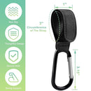 Stroller Hooks for Bags, 2 Pack Non-Slip Stroller Clips and Hooks, Adjustable Stroller Carabiner Clip, Baby Stroller Accessories, Hooks for Bike, Scooter, Wheelchair, Walker by Aguwontior by TinyTreasures Baby Boutique