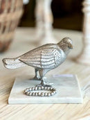NACH Cast Iron Crow Statue, Head to Side Raven, Large Garden Statues, Crow Garden Sculpture, Bird Figurines Home Decor, Raven Decor, Antique Metal Bird Statue, 4 x 11 x 6.5 inches, JS-90-7115AM by GreenHaven Gardens
