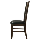 Padded Seat Side Chairs With Tapered Slats (Set of 2) by HouseOfZazla