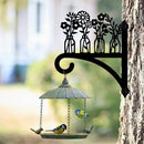 peacoblue Iron Plant Hangers Hooks for Outdoor Indoor Hanging Plants Flower Fern Pots Lantern Bird Feeder,12"x15" Weather Resistant Metal Wall Holder for Porch Garden Farmhouse(Vase and Wildflower) by GreenHaven Gardens