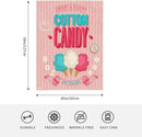 HGOD DESIGNS Candy Throw Blanket Sweet and Colorful Candy Pink Blanket Super Soft Flannel Throw Blanket Lightweight Plush Fuzzy Bed Blanket for Bedding Sofa and Travel 40"X50" by CozyNest Decor