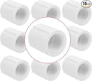 10Pack 3/4" Double Female Thread PVC Pipe Coupling Adapter Pipe Fitting Connector (Female x Female) SCH40 3/4Inch PVC Female Threaded Pipe Coupling for Sprinkler,Irrigation,Swimming Pools by GreenHaven Gardens