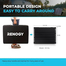 Renogy 100 Watt 12 Volt Portable Solar Panel for Power Station, Foldable 100W Solar Panel Suitcase with Adjustable Kickstand, Solar Charger for RV Camping Off Grid System,Black by CozyNest Decor