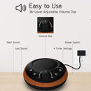 Sound Brown Noise Machine White Noise Machine Nonstop 30 Soothing Sounds Sound Therapy for Baby Kids Adults Sleep Machine 36-Level Vol Auto-Off Timer Memory Function for Home Travel Office by TinyTreasures Baby Boutique