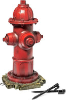 Dog Fire Hydrant Garden Statue with 2 Stakes, 14 Inches (Small) by GreenHaven Gardens