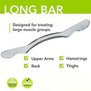 Muscle Scraper Stainless Steel Gua sha Scraping Massage Tool IASTM Tools Great Soft Tissue Mobilization Tool(Long bar) by CozyNest Decor