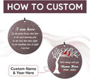 Personalized Sympathy Wind Chimes, Personalized Wind Chimes for Loss of Loved One, Commemorative Sympathy Gifts for Funerals, in Memory of Dad/Mom/Husband/Wife, Ship from US by CozyNest Decor