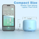 Bobtot Portable Bluetooth Speakers with Strap Easy to Carry, Wireless IPX5 Waterproof Mini Speaker with Loud Stereo Sound, 20 Hours Playtime, Rechargeable Battery, Built-in Microphone, Blue by TinyTreasures Baby Boutique