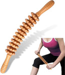 Curved Wood Therapy Massage Roller Tools,Lymphatic Drainage, Cellulite Massage & Wooden Muscle Roller Stick for Waist and Thigh, Stomach Rolling Massager Tool （with White Box） by CozyNest Decor