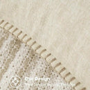 MIULEE Pack of 2 Christmas Pillow Covers 20x20 Inch Cream White Farmhouse Decorative Throw Pillow Covers with Stitched Edge Soft Chenille Solid Dyed Couch Pillow Covers for Sofa Bed Living Room by CozyNest Decor