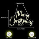 WLHOPE Merry Christmas Neon Sign,Warm White Christmas Neon Signs for Wall Decor,Dimmable Merry Christmas Led Signs for Christmas Party Backdrop Bedroom Window Bar Club Shop,Christmas Gift Decoration by GreenHaven Gardens
