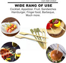 HOPELF 10 inch Bamboo Paddle Picks Skewers for Shish Kabob，Fruit Kabobs，BBQ，Kitchen，Grilling，Barbeque Snacks.Wood pick More Size Choices 3.5''/ 4.7''/ 7''/ 10'' (Pack of 100) by GreenHaven Gardens
