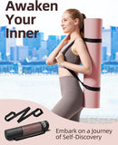 YOTTOY Yoga Mat, 72"x 32"x1/3" Extra Wide Non-Slip Exercise Fitness Yoga Mats,Eco-Friendly TPE Exercise Mats for Women Men Home Workout with Strap Bag by TinyTreasures Baby Boutique