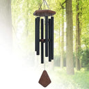 Wind Chimes for Outside, 30" Black Aluminium Wind Chime with Wind Catcher, Outdoor Garden Patio Decoration Windchimes, Classic Zen Gift for Men and Women by CozyNest Decor