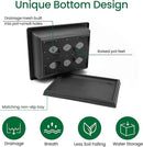 GROWNEER Bonsai Training Pots 3Pcs 18 Inch Large Bonsai Tree Starter Kits with Drainage Humidity Trays and 1 Repotting Mat, Growing Flower Planter Set for Garden Indoor Outdoor by GreenHaven Gardens