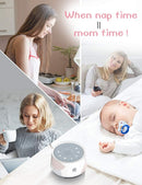 Dreamegg D1 Pro White Noise Sound Machine, 3-in-1 Baby Soother Sound Machine Separate Night Light, 29 HiFi Sounds, Noise Machine for Sleeping & Relaxation for Adults Baby Registry Gift (D1 Upgraded) by TinyTreasures Baby Boutique