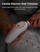 Momcozy Glow Baby Kit, Baby Shower & Registry Essential Kit for Grooming & Cleansing Care, Includes Electric Nail File, Teether, Bath Brush, Cradle Cap Brush,Comb, Finger Toothbrush,Newborn Must-Have by TinyTreasures Baby Boutique