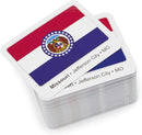 Menique U.S. States Flags Memory Matching Game – 100 Cards (50 Pairs) – Learn State Flags, Capitals & Abbreviations – Educational Card Game for Kids and Adults by TinyTreasures Baby Boutique