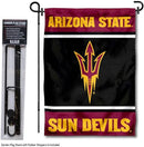 College Flags & Banners Co. Arizona State Sun Devils Garden Flag with Stand Holder by GreenHaven Gardens