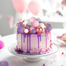 75 Pieces Cake Balls Topper Decorations Foam Cupcake Topper Mini Balloon Cake Topper Balls Cake Picks for Cake Deco Birthday Party Wedding（Purple,Pink,Gold,White） by TinyTreasures Baby Boutique