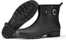 HISEA Women's Ankle Rain Boots Waterproof, Fashion Short Garden Shoes Anti-slip for Women with Comfortable Insole by GreenHaven Gardens