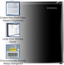 RecPro 1.7 Cu Ft 12V RV Refrigerator | Compact Fridge with Reversible Door, 2L Bottle Door Storage, 7 Temp Settings | Eco-Friendly R600A, Leveling Feet, Wire Shelf | 19.5”H x 17.5”W x 19.8”D by CozyNest Decor