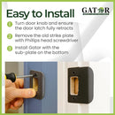 Gator Door Latch Restorer - Strike Plate (Oil Rubbed Bronze) by TinyTreasures Baby Boutique
