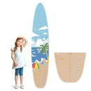 Personalized Name Growth Chart, Surfboard Children's Height Growth Chart Wall Board, Stereoscopic Height Ruler, Precision Height Measuring Instrument for Nursery Room, Includes Tools by CozyNest Decor