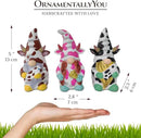 Spring & Summer-Themed Garden Statues – Adorable Outdoor Decor for Lawn, Patio & Porch (Cow Gnome Trio Mini Statue Set of Three, 5" Miniature Figurine and Unique Farm Resin Garden Statue) by GreenHaven Gardens
