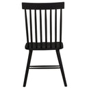 Andrews 5-piece Round Dining Table Set Light Ash and Black