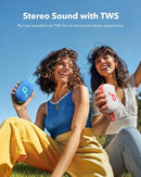 soundcore Select 4 Go Bluetooth Shower Speaker by Anker, IP67 Waterproof/Dustproof, Portable Wireless Speaker, 20H Playtime, Floatable, Powerful Sound, Electronics for Outdoors/Home/Office/Travel-Blue by TinyTreasures Baby Boutique