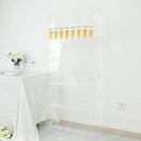 Tableclothsfactory 5ft Clear Acrylic 5-Tier Wine Glass Stemware Rack, Champagne Flute Holder Wall Stand by CozyNest Decor