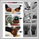 Comsmart BBQ Gloves, 1472 Degree F Heat Resistant Grilling Gloves Silicone Non-Slip Oven Gloves Long Kitchen Gloves for Barbecue, Cooking, Baking, Cutting by GreenHaven Gardens