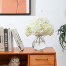 Tifuly Hydrangea Artificial Flowers with Stems 12pcs Fake Hydrangea Silk Flowers Faux Hydrangea Flowers Heads for Wedding Centerpiece Home Party Baby Shower Decor（Off White） by CozyNest Decor