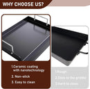Cast Iron Griddle for Gas Grill, Nanoceramic Nonstick Flat Top Griddle Insert for Outdoor Gas Grill by GreenHaven Gardens