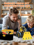STEM Toys for 5-8 Year Old Boys, 10-in-1 Electric Toy Building Blocks for Kids Ages 4-8 Educational Construction Science Kit, Creative Activities for Boys 4-6, 8-10 Birthday & Holiday Idea Gift by TinyTreasures Baby Boutique