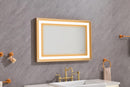 36x24 LED Lighted Bathroom Wall Mounted Mirror with High Lumen+Anti-Fog Separately Control