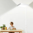 EMITEVER LED Floor Lamp, 60W Full-Spectrum Eye-Care Standing Light, 72.8” Dimmable Reading Lamp for Study Rooms, Living Rooms, Dental Offices and Conference Lighting, 4000K Natural Daylight, White by CozyNest Decor