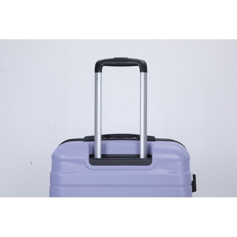 3 Piece Luggage Sets PC Lightweight & Durable Expandable Suitcase with Two Hooks, Double Spinner Wheels, TSA Lock, (21/25/29) Light Purple