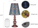pearlstar Solar Table Lamps Bedside Lamps - Hummingbird Garden Waterproof Cordless Solar Table Lamps for Patio Garden Pathway Yard by GreenHaven Gardens