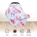 Yoofoss Nursing Cover Breastfeeding Scarf - Baby Car Seat Covers, Infant Stroller Cover, Strechy Carseat Canopy for Boys and Girls (Flower) by TinyTreasures Baby Boutique