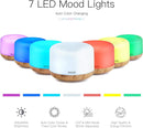 WGGE Essential Oil Diffuser, 500ml Premium Ultrasonic Vaporizer Aromatherapy Diffuser with 7 Color Changing, Timer, and Waterless Auto-Off with Remote Control. by TinyTreasures Baby Boutique