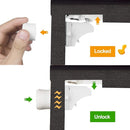 20 Pack Magnetic Cabinet Locks Baby Proofing - Vmaisi Children Proof Cupboard Drawers Latches - Adhesive Easy Installation by TinyTreasures Baby Boutique