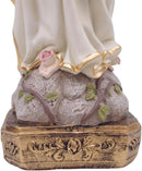 MeritMode 15" H Virgin Mary Praying Statue - Lourdes Catholic Collectible Figurine, Blessed Mother Figurine, Ideal Religious Gift for Home Décor & Outdoor Garden Decorations by GreenHaven Gardens