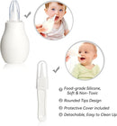 Baby Grooming Kit, Infant Safety Care Set with Hair Brush Comb Nail Clipper Nasal Aspirator,Baby Essentials Kit for Newborn Girls Boys (Grey White) by TinyTreasures Baby Boutique