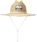 Hurley Women's Straw Hats - Real Straw Hat Medium Brim and Adjustable Chin Strap by GreenHaven Gardens