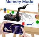 4 DOF ESP32 Robotic Arm Kit for Kids 8-12, Robotics Kit App Remote Control Robot Toys Compatible with Arduino, STEM Educational DIY Robot Arm Kit Gift for Teenagers & Adults by TinyTreasures Baby Boutique
