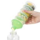 Accmor Formula Dispenser On The Go, 5 Compartments Stackable Formula Container for Travel, Baby Milk Powder Kids Snack Container, BPA Free by TinyTreasures Baby Boutique