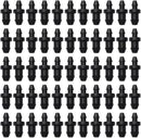 lasenersm 100 Pieces Drip Irrigation Tube End Closure Goof Hole Plugs Drip End Plug Fitting for 5 mm/7 mm Tube, Black by GreenHaven Gardens